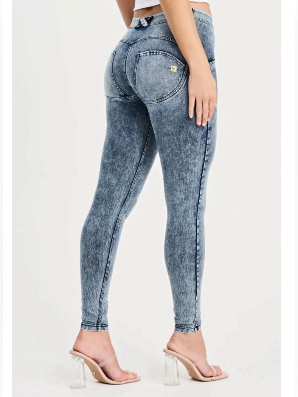 Freddy Jeans WRUP Denim - Mid-Rise - Stonewash - Retails $149